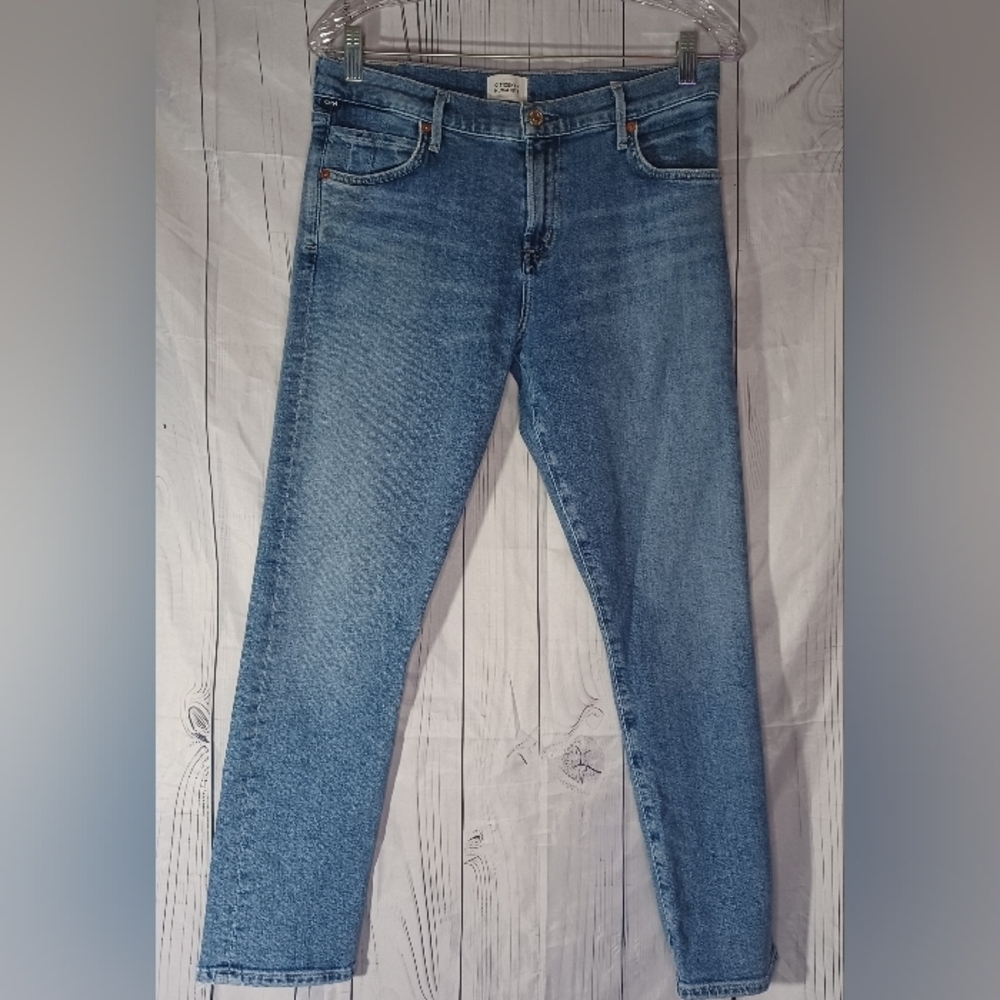 CITIZENS of HUMANITY Elsa Mid Rise Slim Fit Casual Cropped  Women's Jeans
